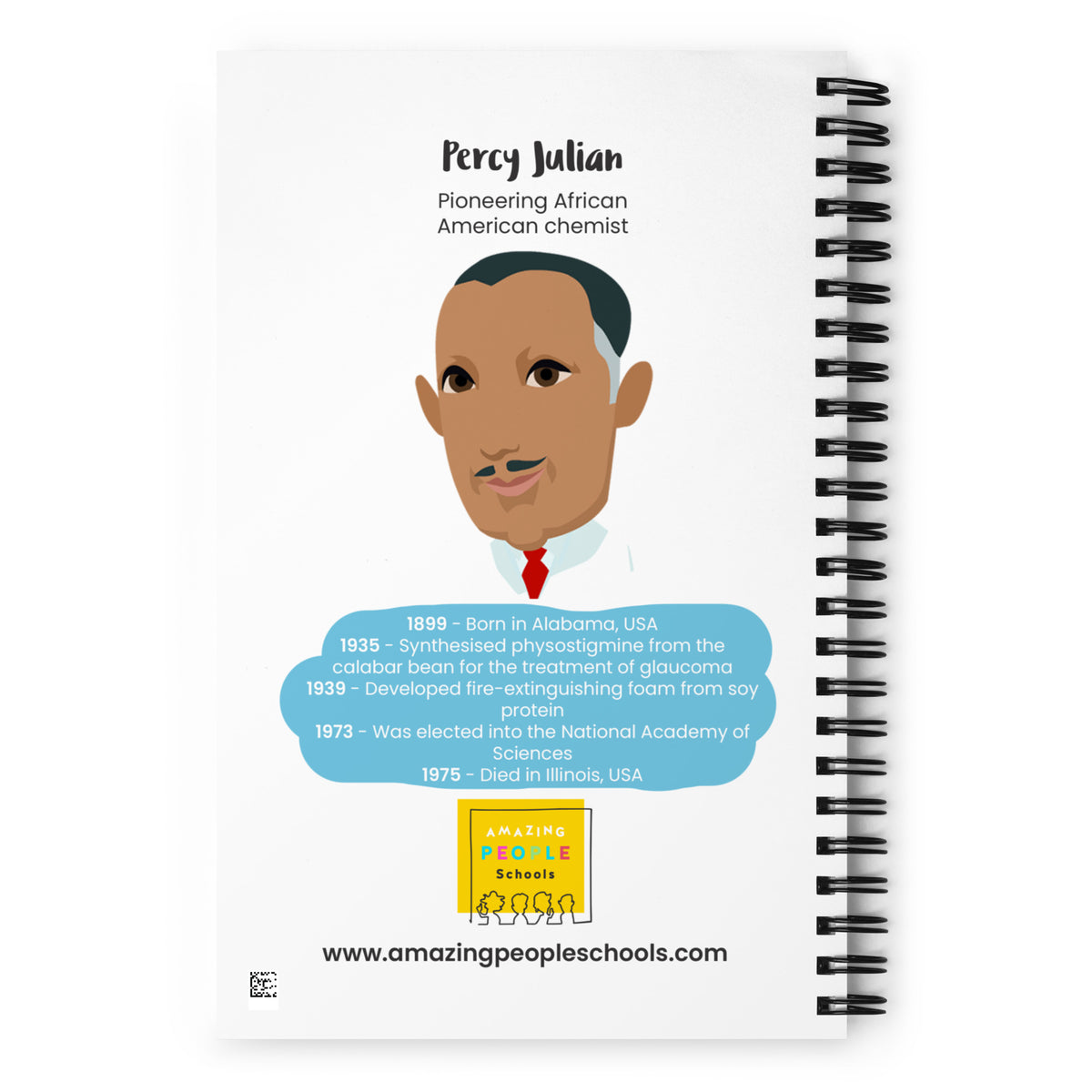 Percy Julian Dotted Notebook