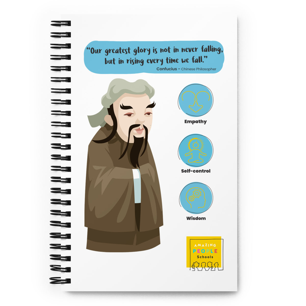 Confucius Dotted notebook