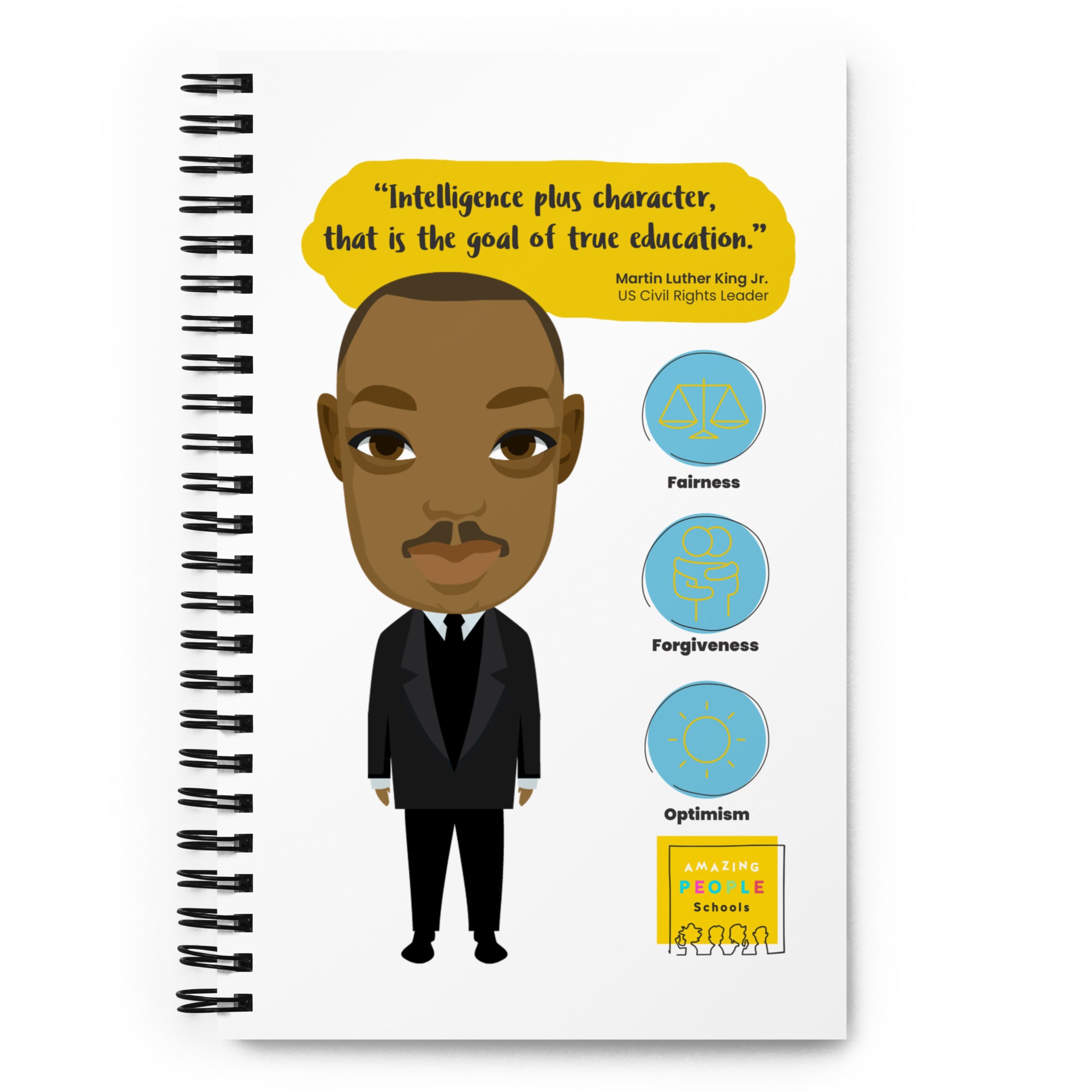 Martin Luther King Jr. Dotted Notebook