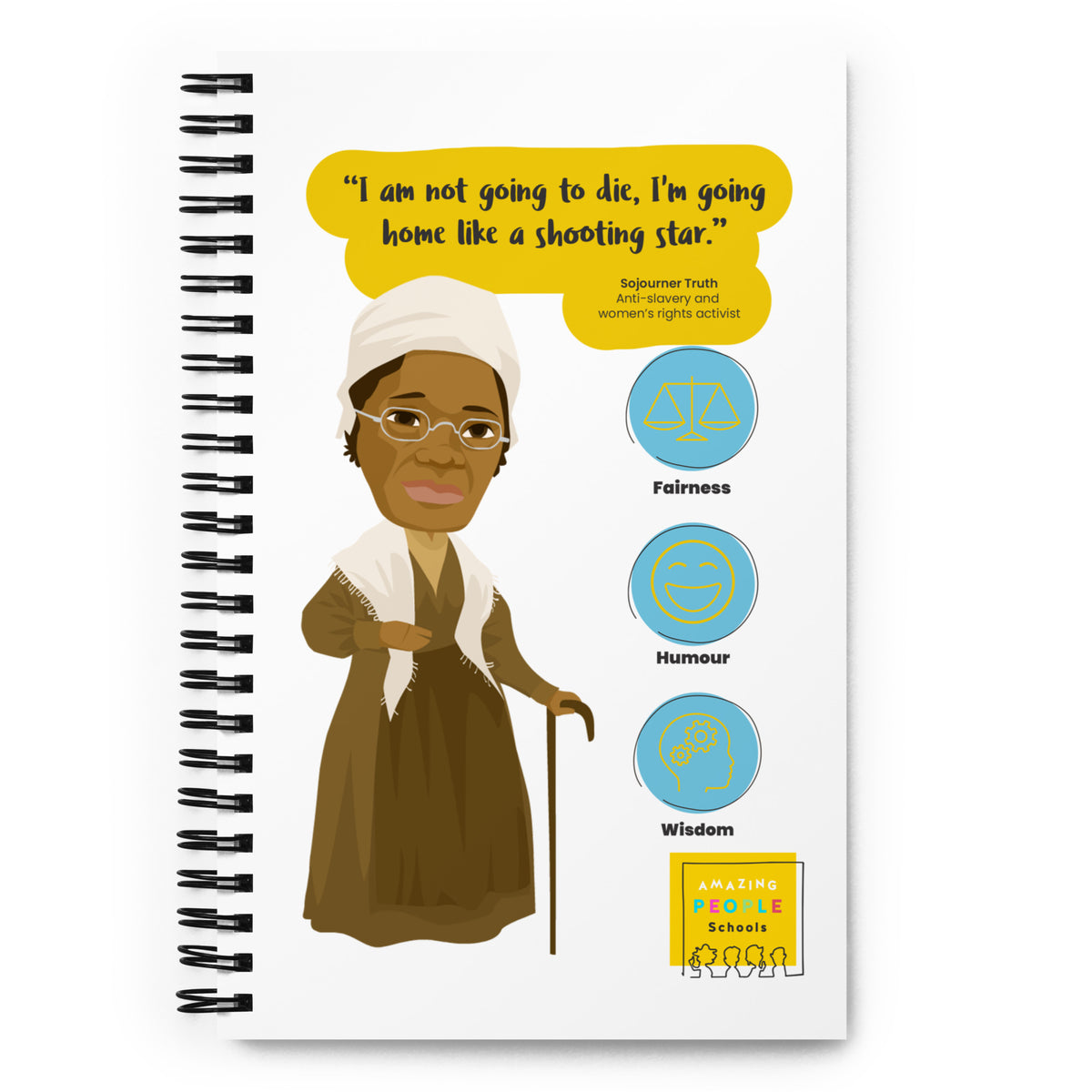 Sojourner Truth Dotted Notebook