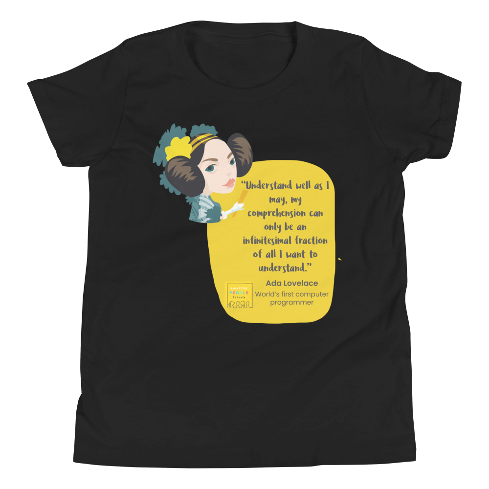 Ada Lovelace Youth T-shirt (edited)