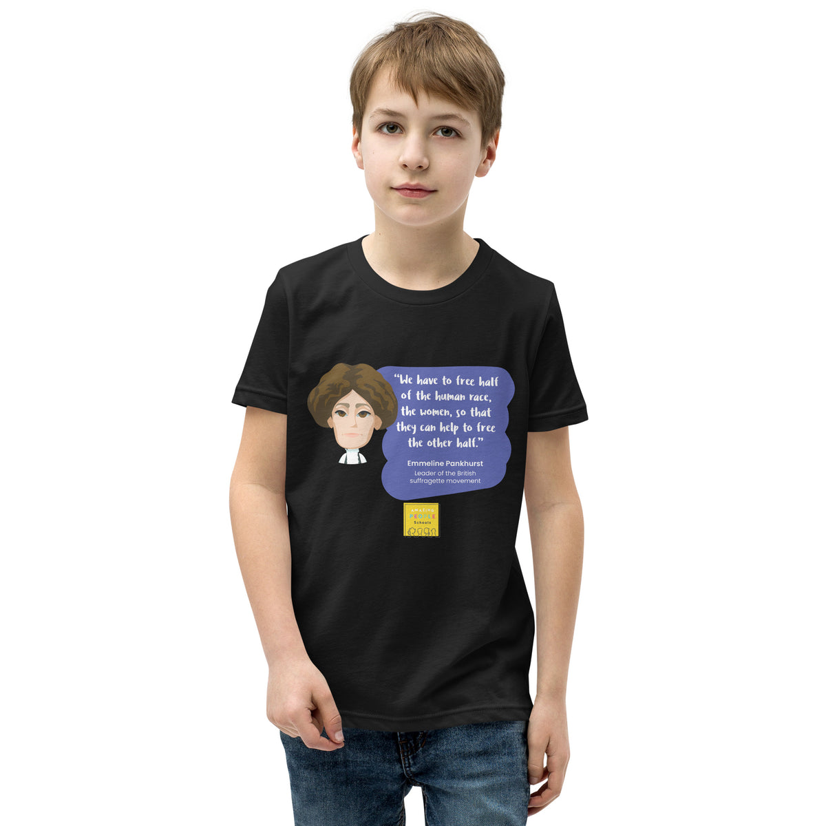 Emmeline Pankhurst Youth T-shirt