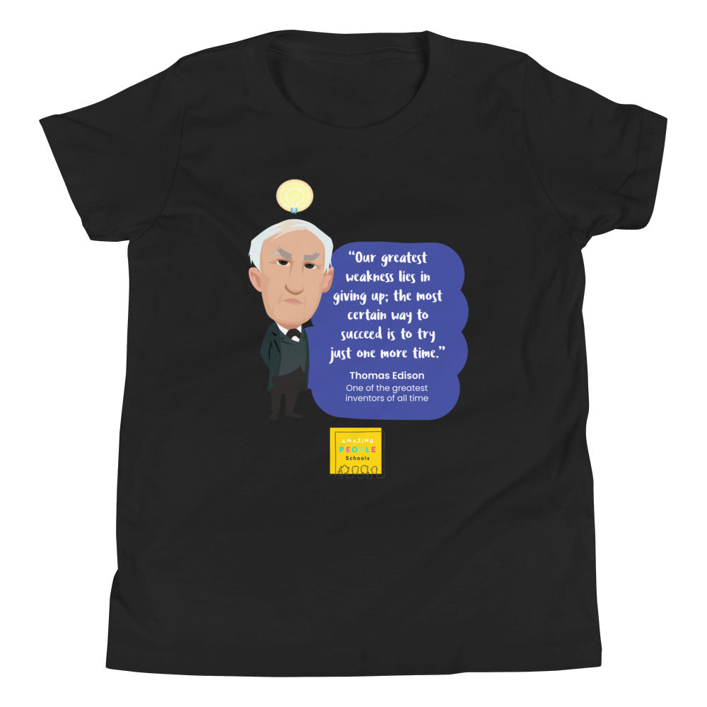 Thomas Edison Youth T shirt