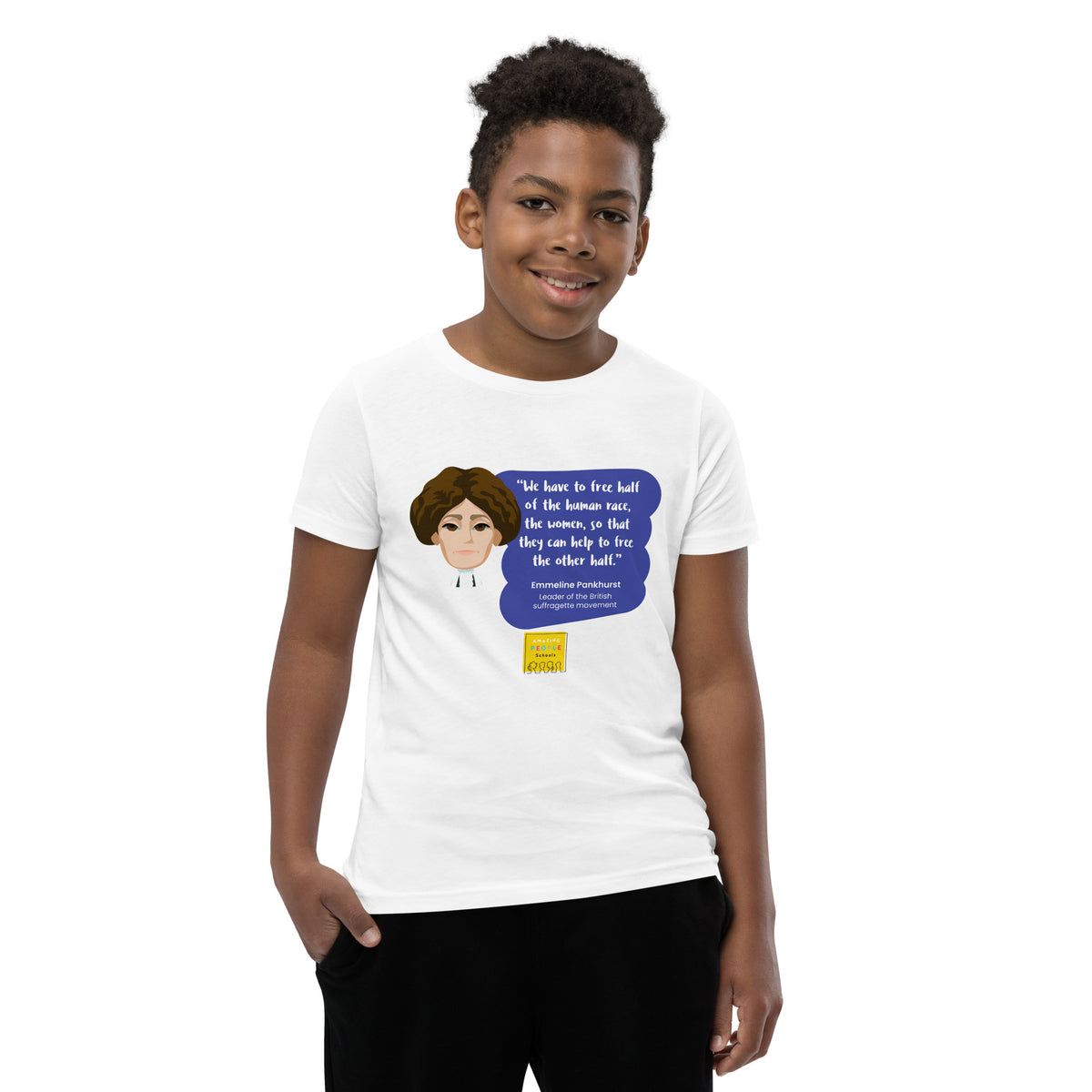 Emmeline Pankhurst Youth T-shirt