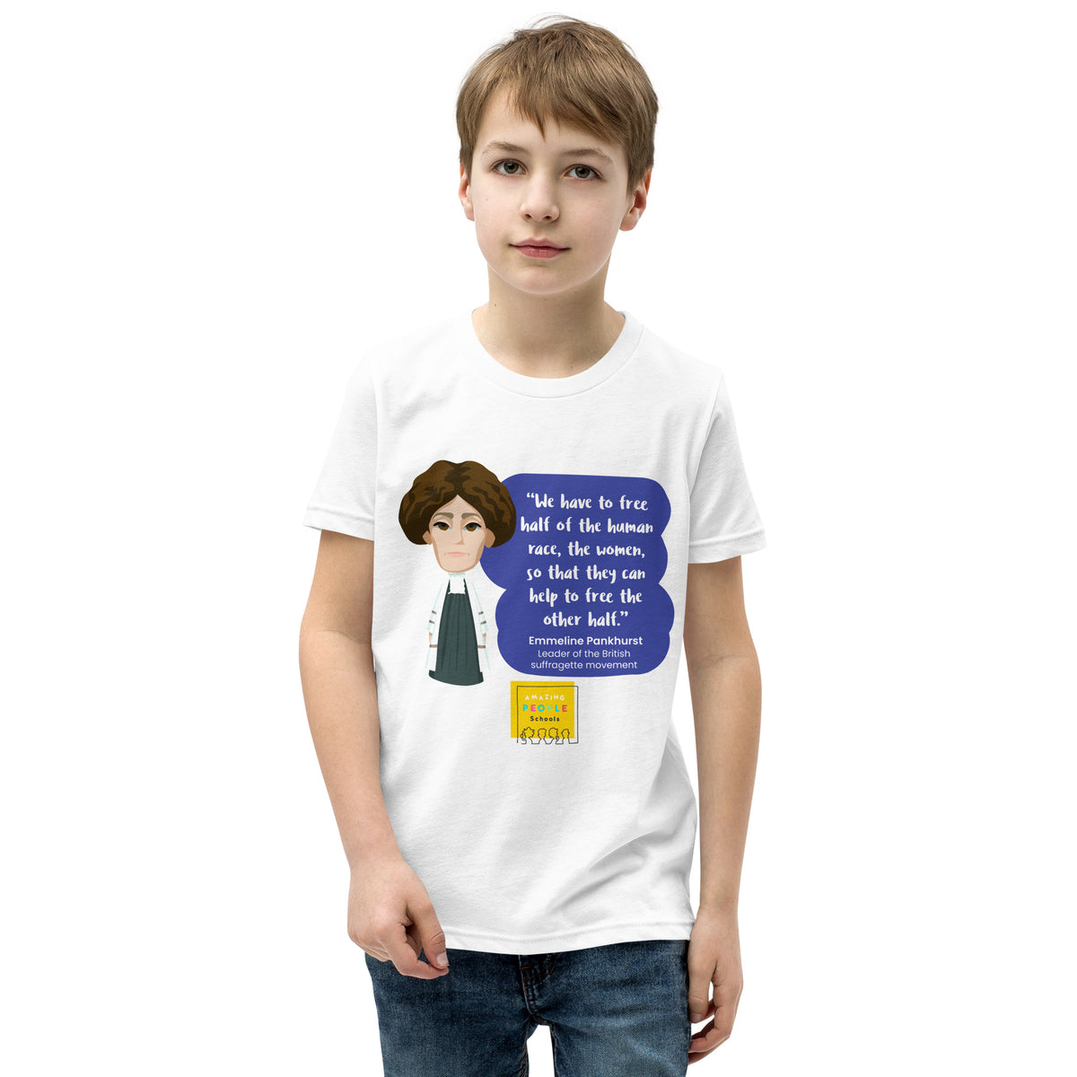 Emmeline Pankhurst Youth T-shirt