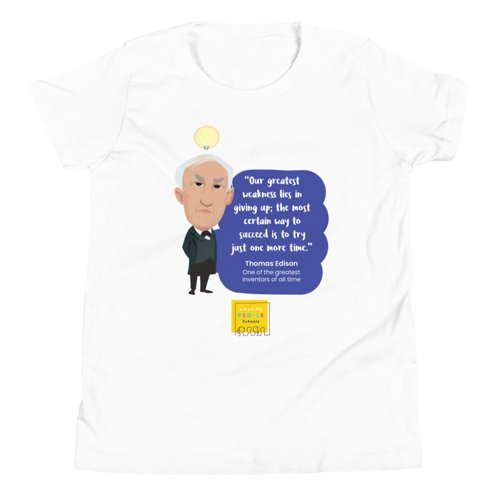 Thomas Edison Youth T-shirt