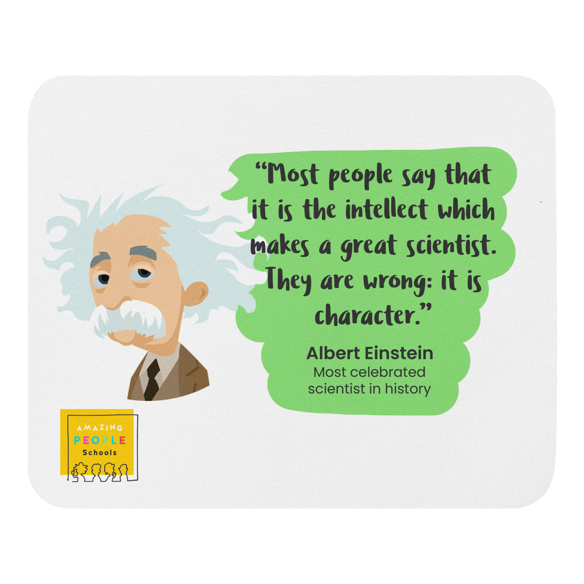 Albert Einstein Mouse Pad